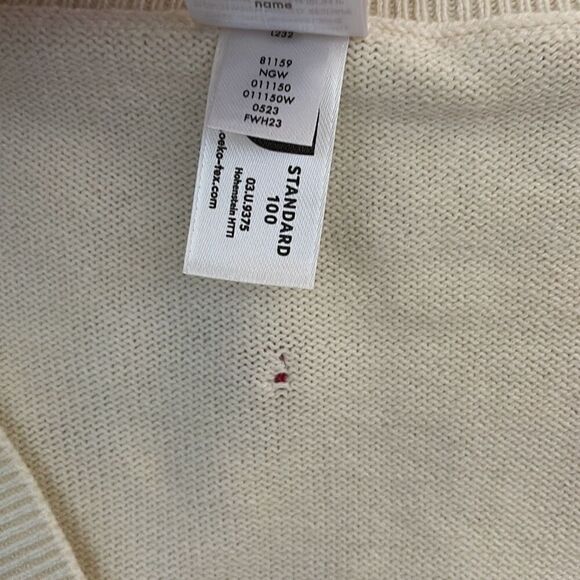 Hanna Andersson Mommy & Me Pom Pom V Neck Cardigan M - Picture 5 of 5